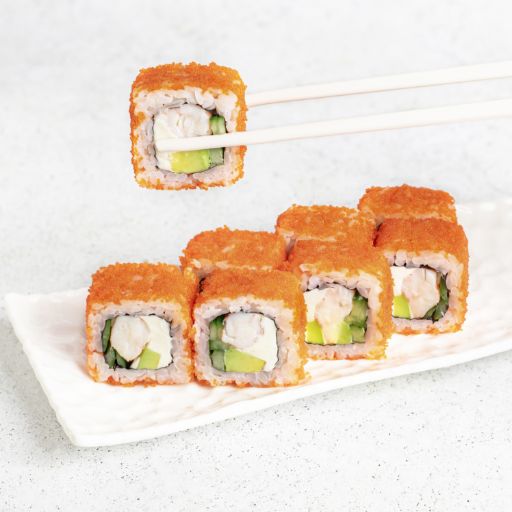 КАЛИФОРНИЯ С ТИГРОВОЙ КРЕВЕТКОЙ