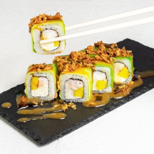 ЗЕЛЕНЫЙ ДРАКОН с креветкой