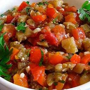 Салат из запеченных овощей