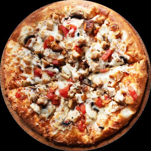 Пицца Курица грибы большая