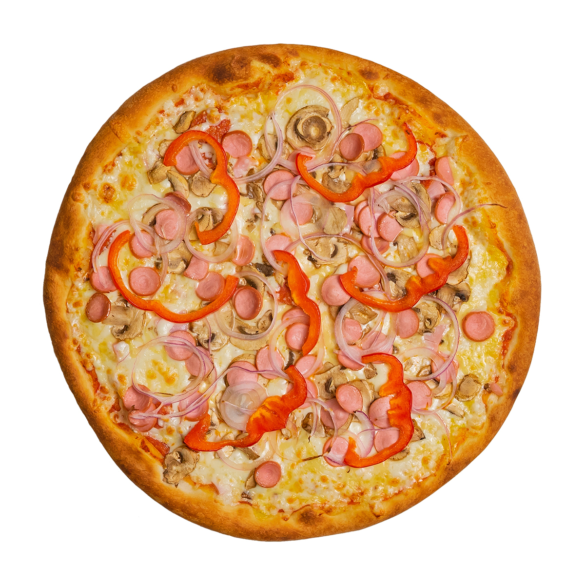 Пицца 14. Пицца с баварскими колбасками. Пицца в Королеве. Королева пиццы. МИРЭА пицца.
