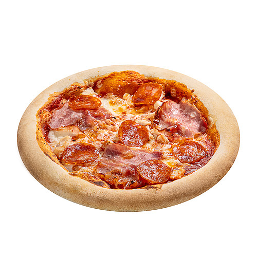 Пиццерийка доставка. Пицца 25 см. Пицца Дон бекон. Пицца с копченым мясом. Пицца Дон бекон Спар.