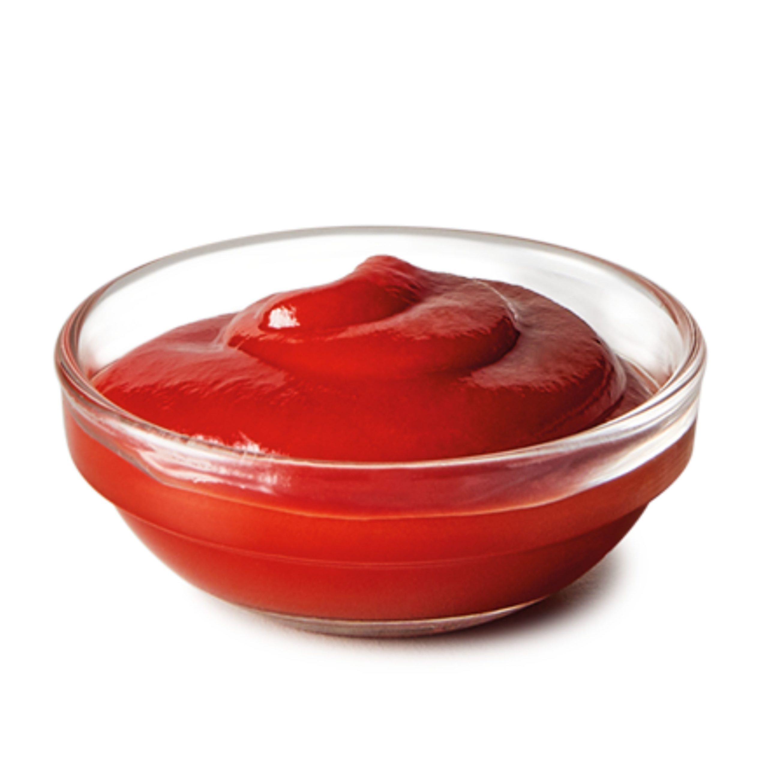 Прозрачный кетчуп. Кетчуп 50 гр. Соус. Соус томатный в соуснике. Соус в соуснике на белом фоне.